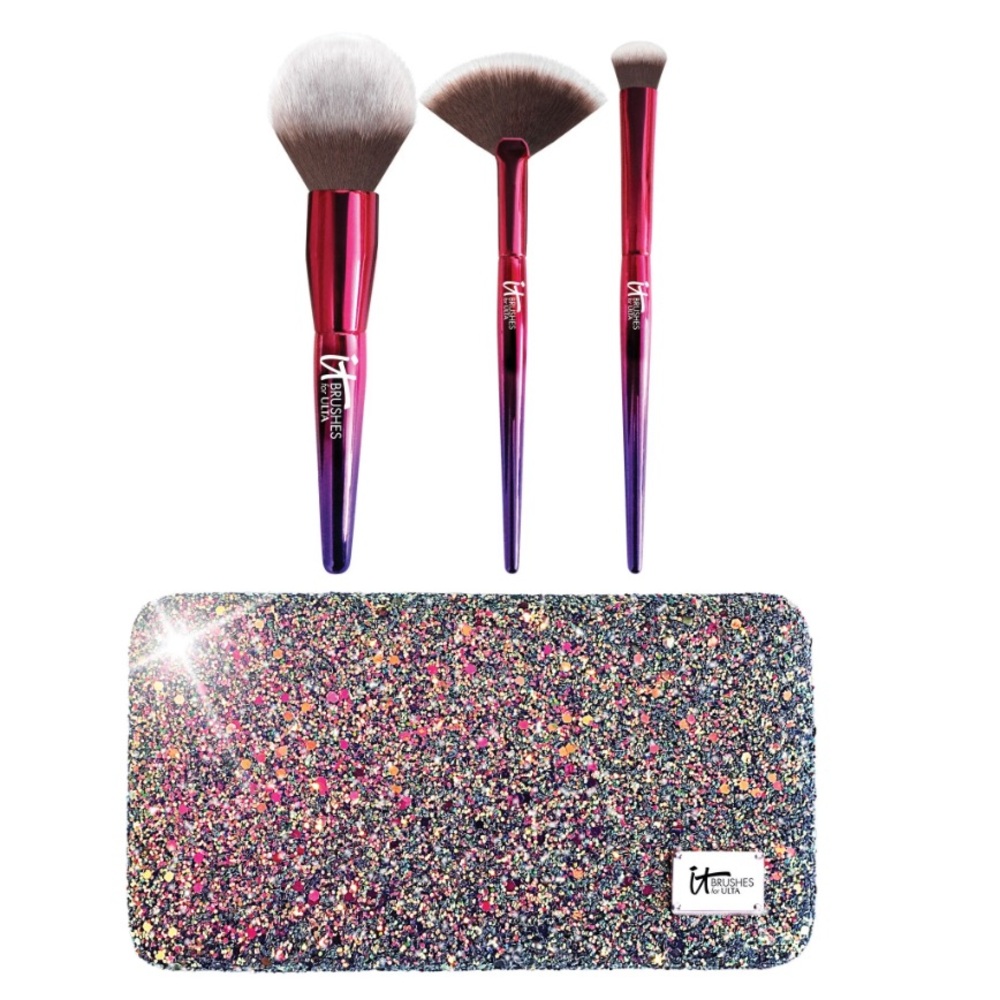 IT Cosmetics Sparkle Brush Set - Red and Purple